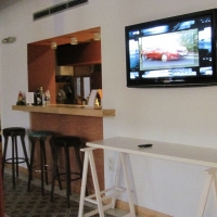 kitchen/bar area
