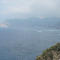 view of the Ligurian sea
