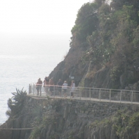 people walking from one village to another