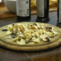 Tasting at the Central Market - parmesan with balsamic vinegar