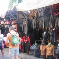 Leather markets are everywhere here!