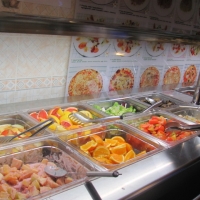 The FREE breakfast buffet