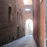 the streets of Siena