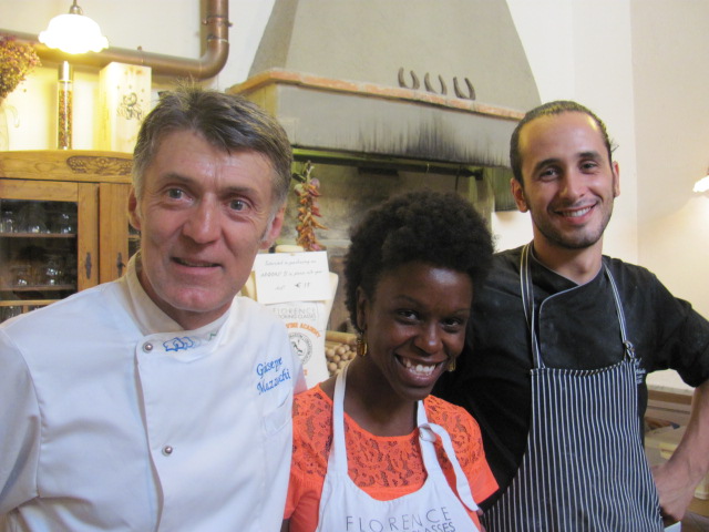 Taking a cooking class in Florence, Italy!