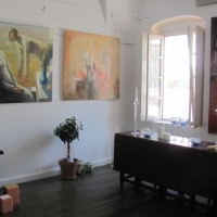 art gallery in Oia