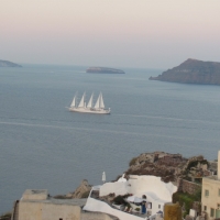 sailboat on the Aegean sea