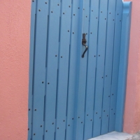 another blue door